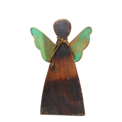 Anioł ze starego drewna 42cm XL